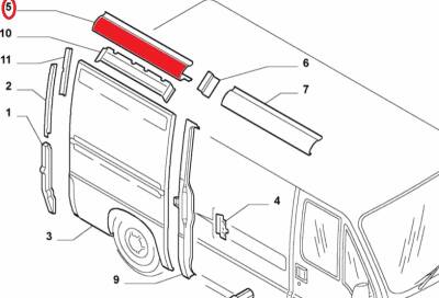 1994-2006 DUCATO TAVAN YAN SACI 1314921080