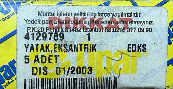 MURAT 131 DOĞAN KARTAL ŞAHİN SERÇE EGZANTRİK MİLİ AYI 4129789 - 3