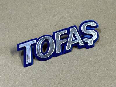 " TOFAŞ " BAGAJ YAZISI