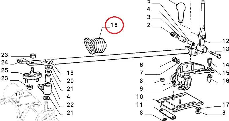 UNO 70 VİTES KUMANDA KOLU TOZ KÖRÜĞÜ 7598743 - 3